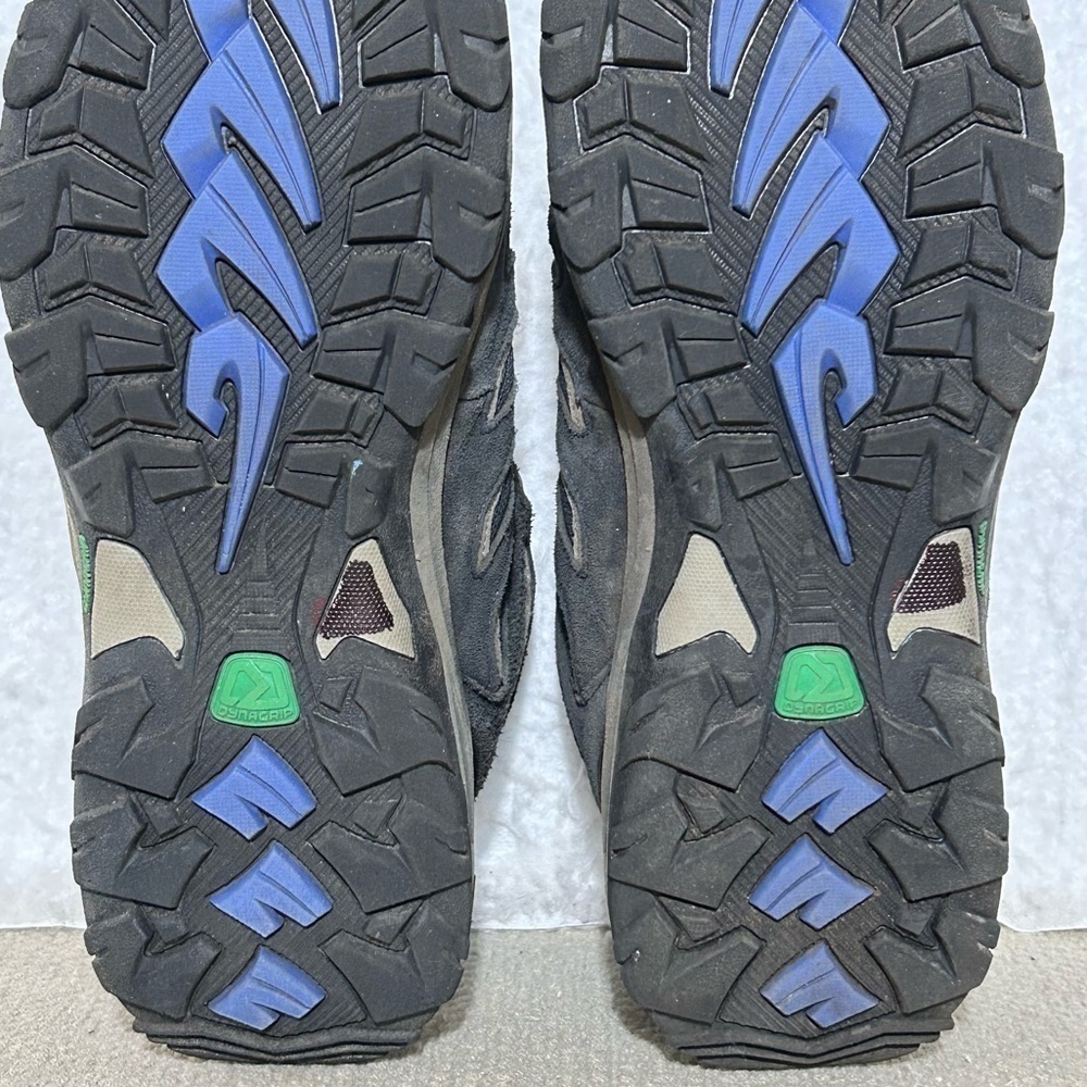 Karrimor Mens Blue Mount Mid Top Waterproof Suede Hiking Boots Shoes SZ US 9.5 - Picture 10 of 11